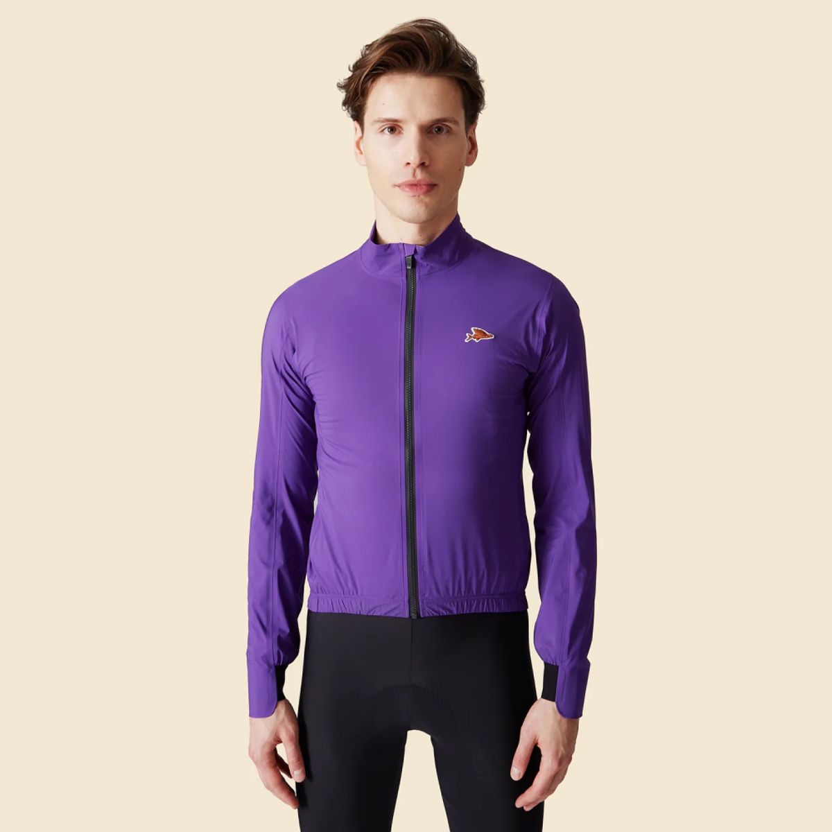 카페 드 사이클리스트(CAFE DU CYCLISTE) 수제트 클래식 방수 자켓 아메티스트 남성