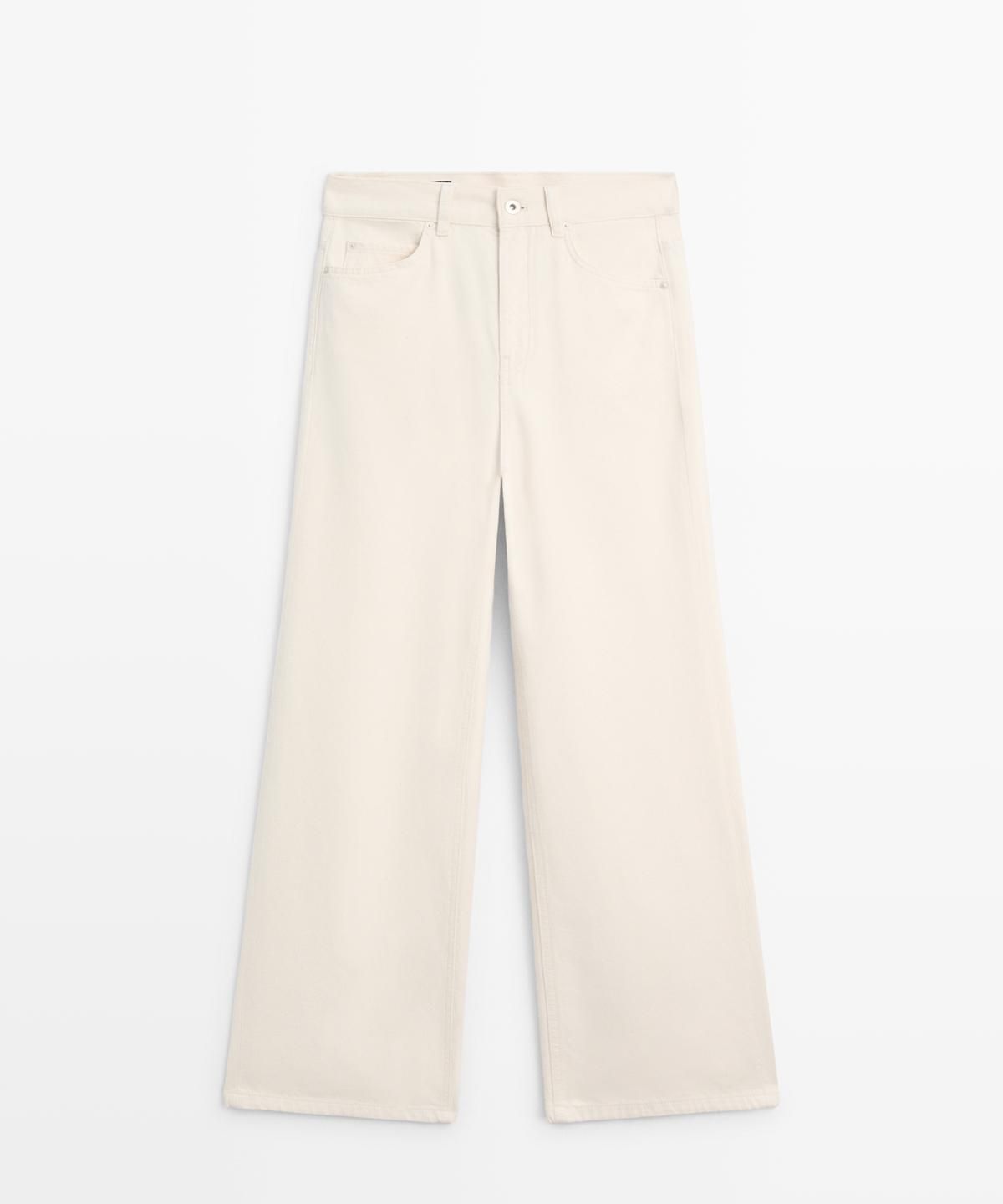 마시모두띠(MASSIMO DUTTI) 하이라이즈 와이드 레그 진