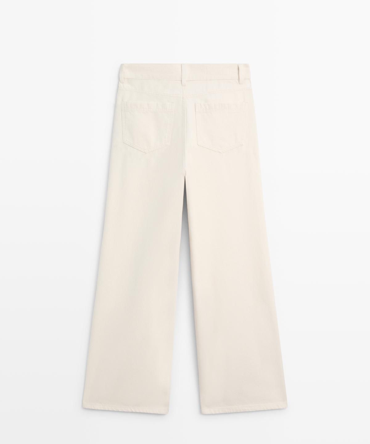 마시모두띠(MASSIMO DUTTI) 하이라이즈 와이드 레그 진
