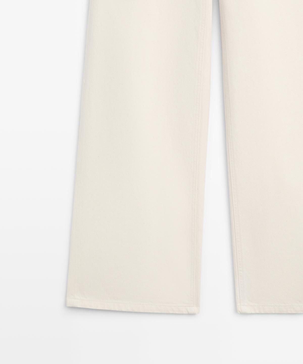 마시모두띠(MASSIMO DUTTI) 하이라이즈 와이드 레그 진
