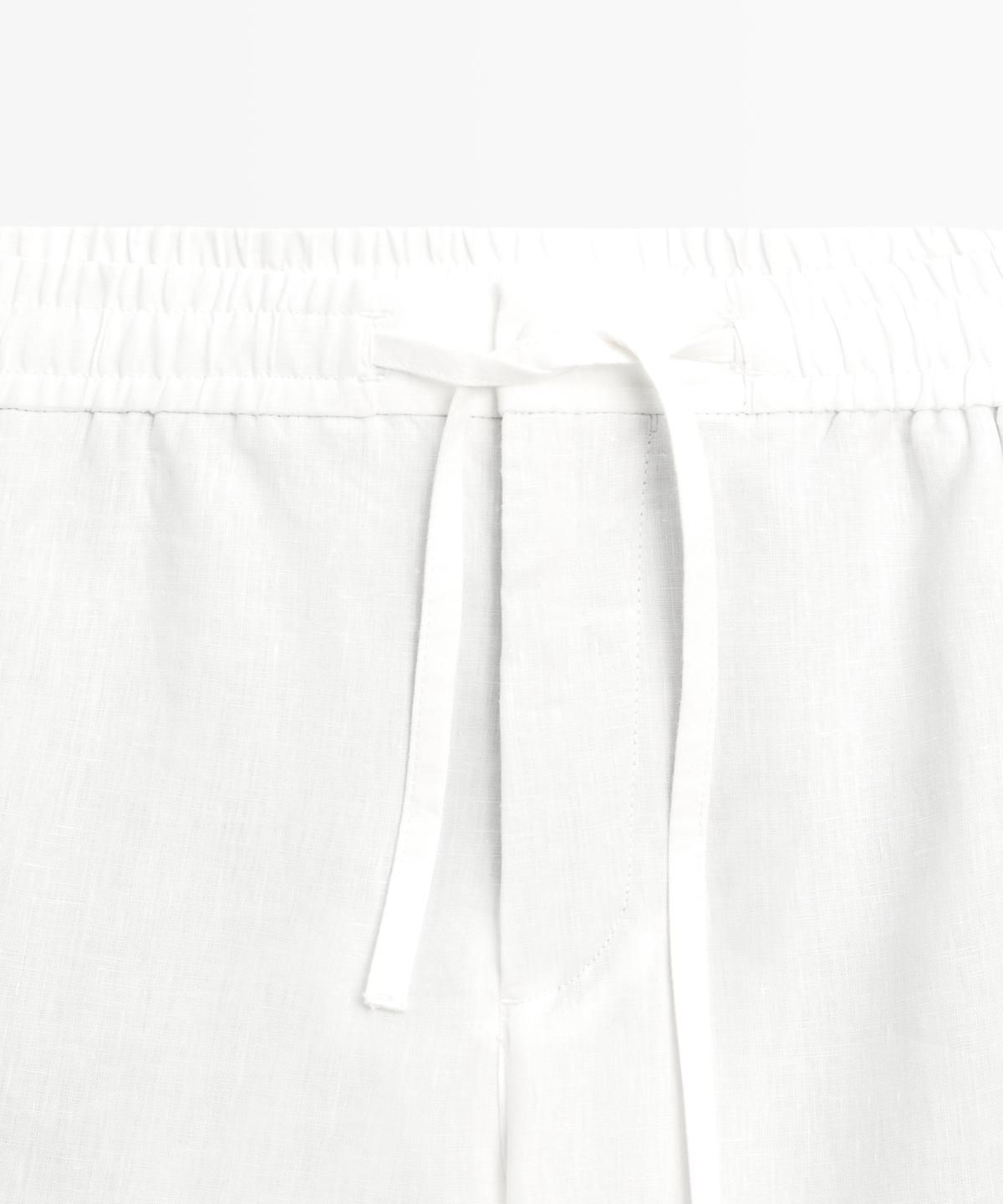 마시모두띠(MASSIMO DUTTI) 100% 린넨 버뮤다 쇼츠