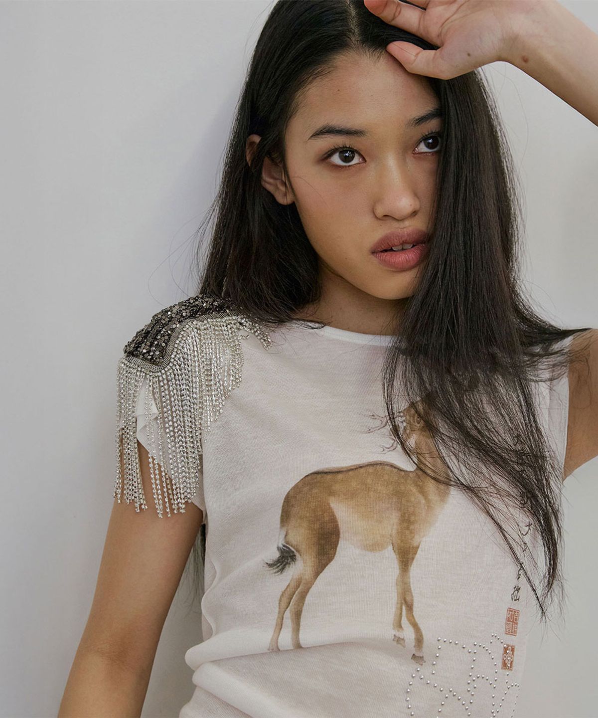 스컬프터(SCULPTOR) Zen Deer Tee White
