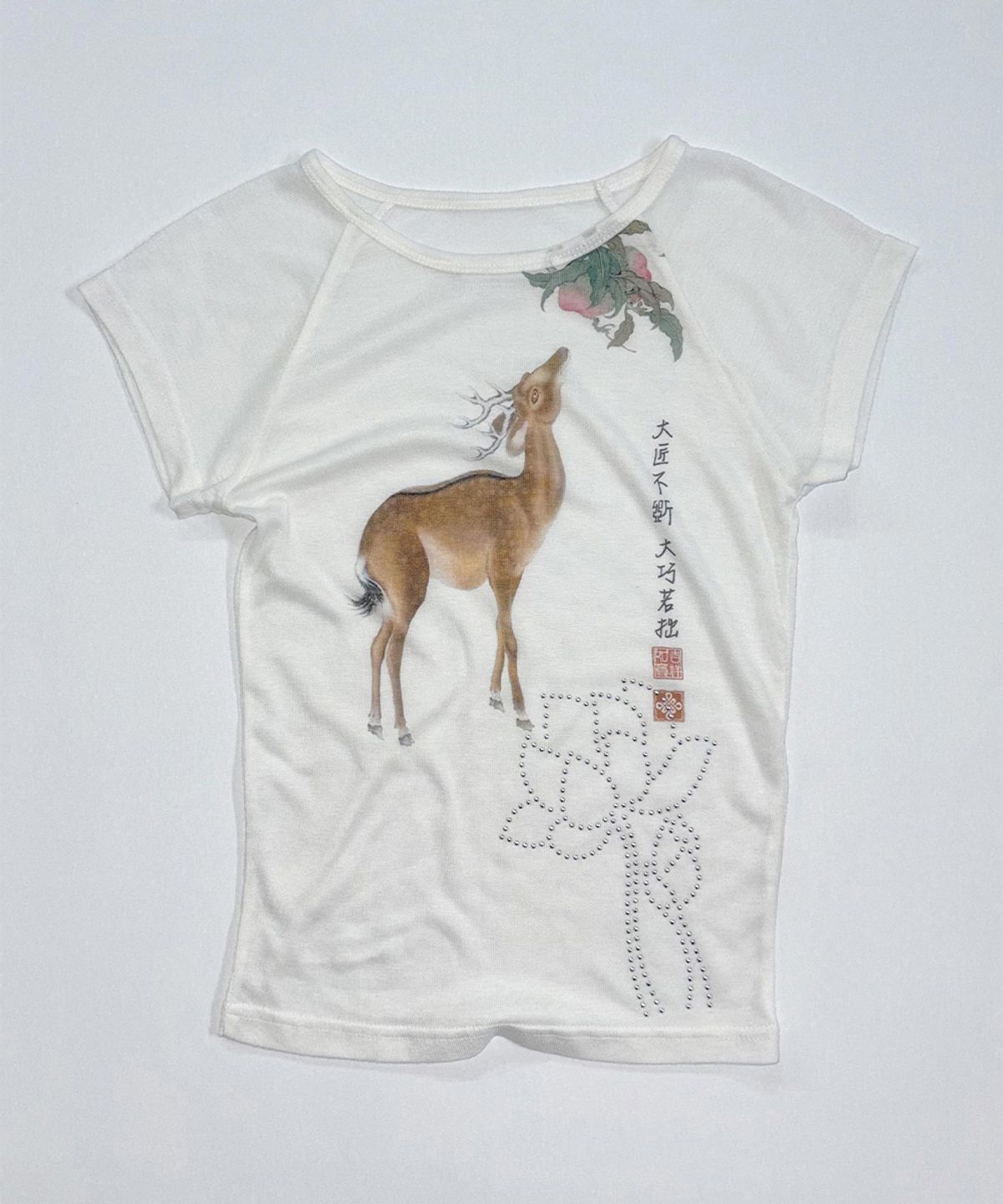 스컬프터(SCULPTOR) Zen Deer Tee White