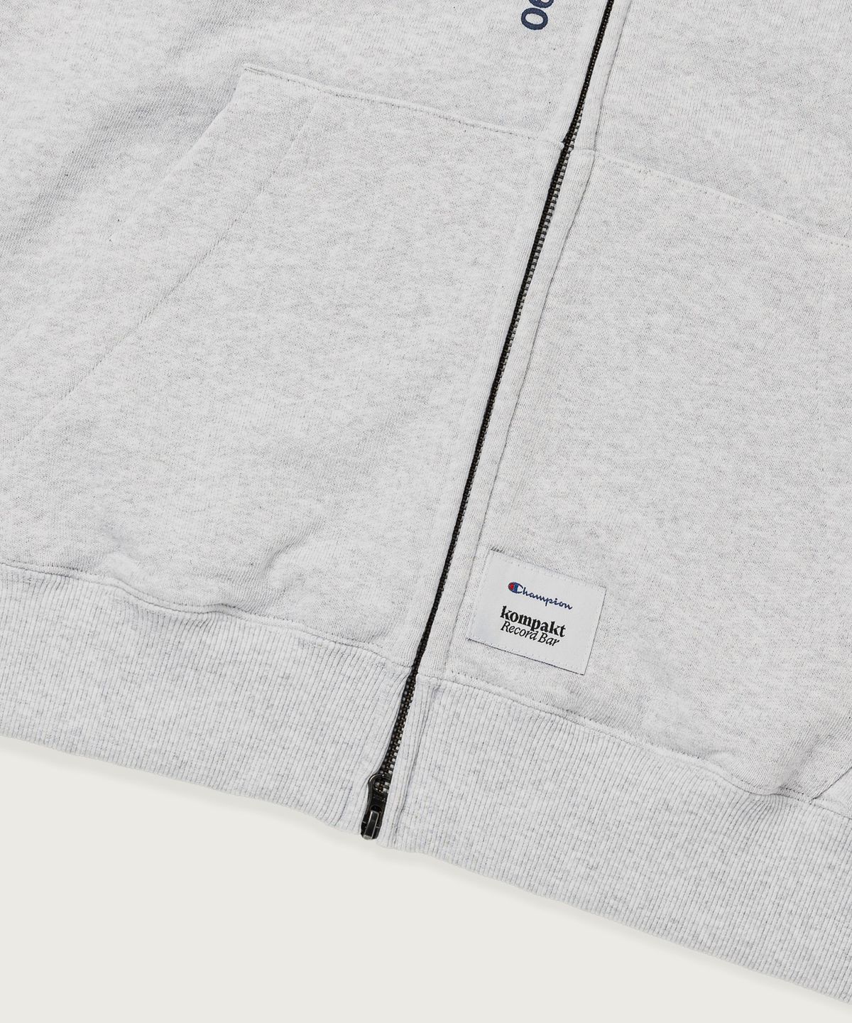 챔피온(CHAMPION) 챔피온 X 콤팩트레코드바 스피커 로고 후드 집업 Light Grey