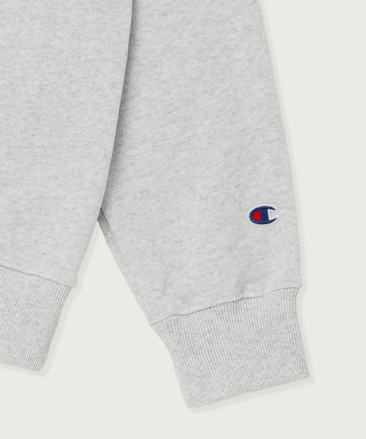 챔피온(CHAMPION) 챔피온 X 콤팩트레코드바 스피커 로고 후드 집업 Light Grey