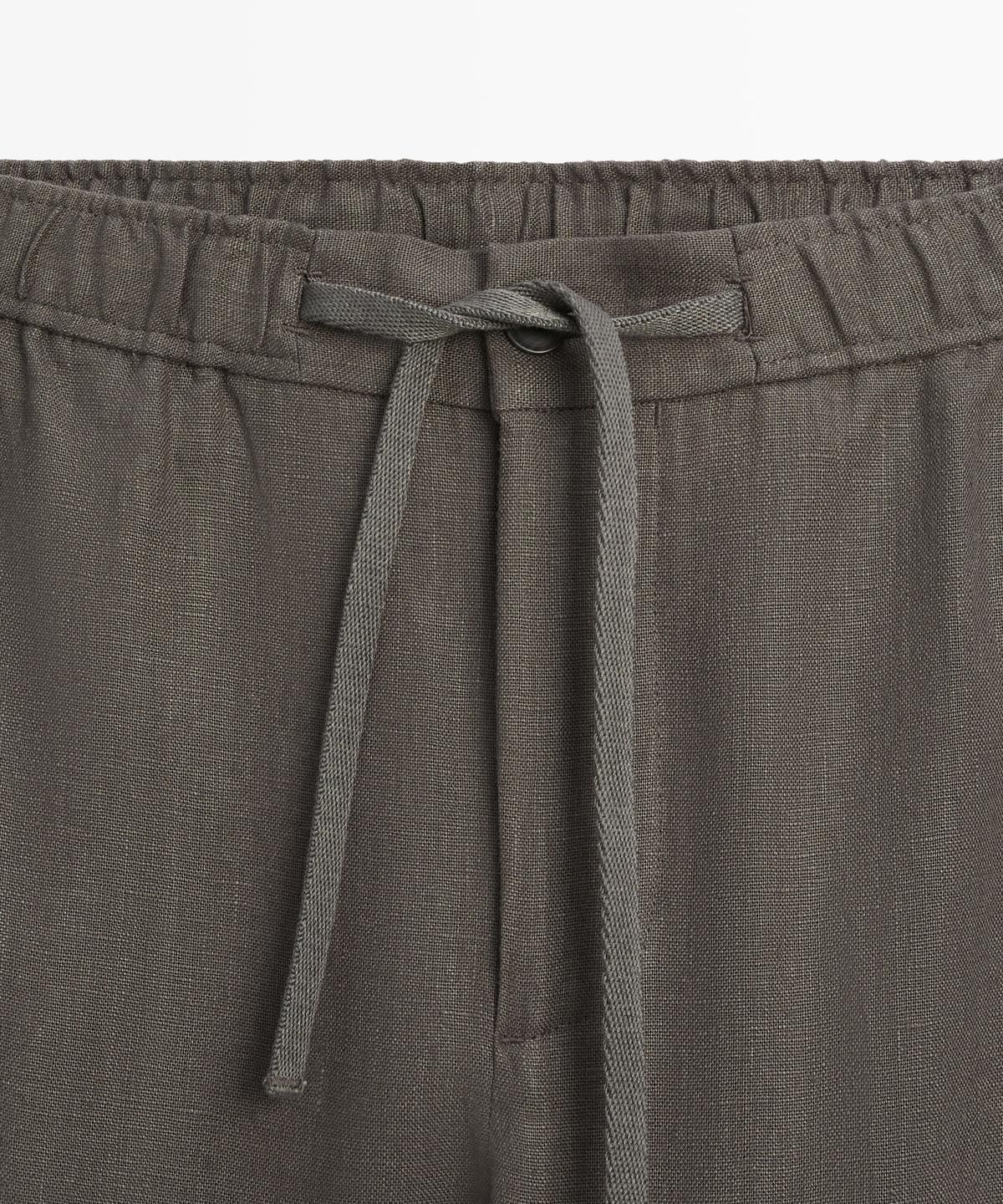 마시모두띠(MASSIMO DUTTI) 린넨 조거핏 팬츠