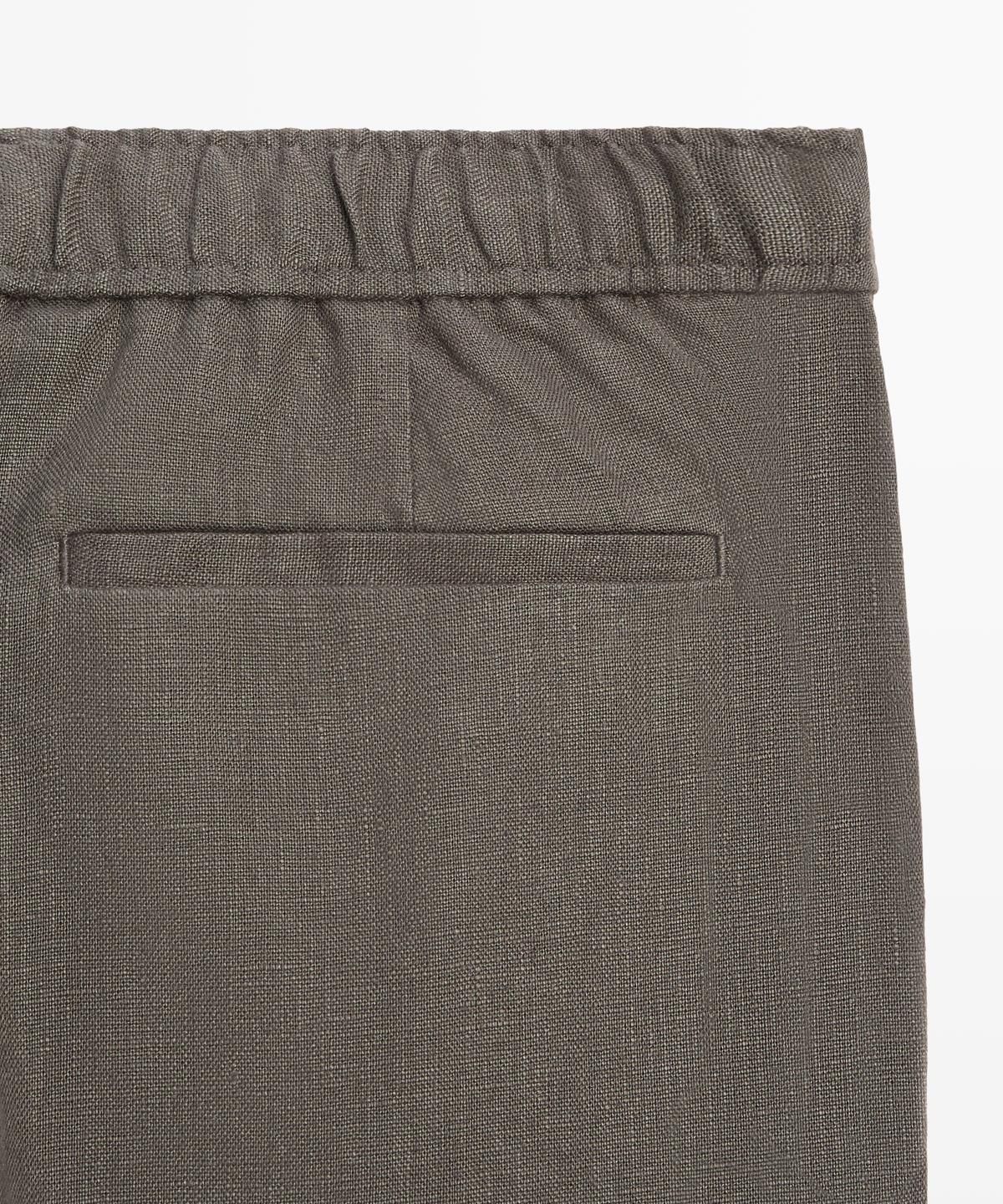 마시모두띠(MASSIMO DUTTI) 린넨 조거핏 팬츠
