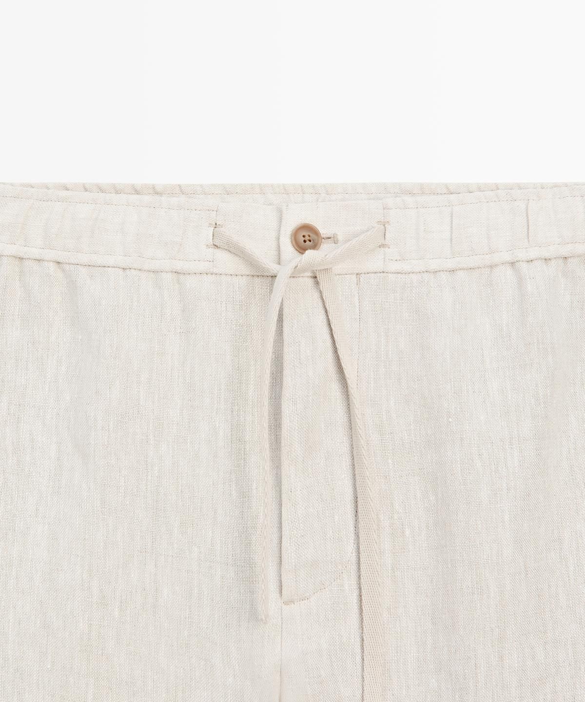 마시모두띠(MASSIMO DUTTI) 린넨 조거핏 팬츠