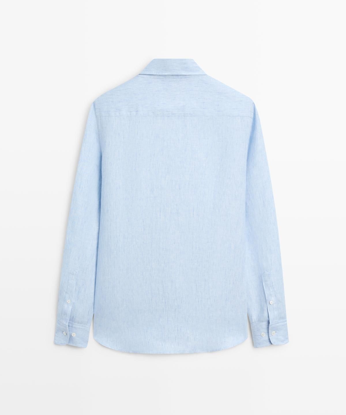 마시모두띠(MASSIMO DUTTI) 100% 린넨 레귤러핏 셔츠