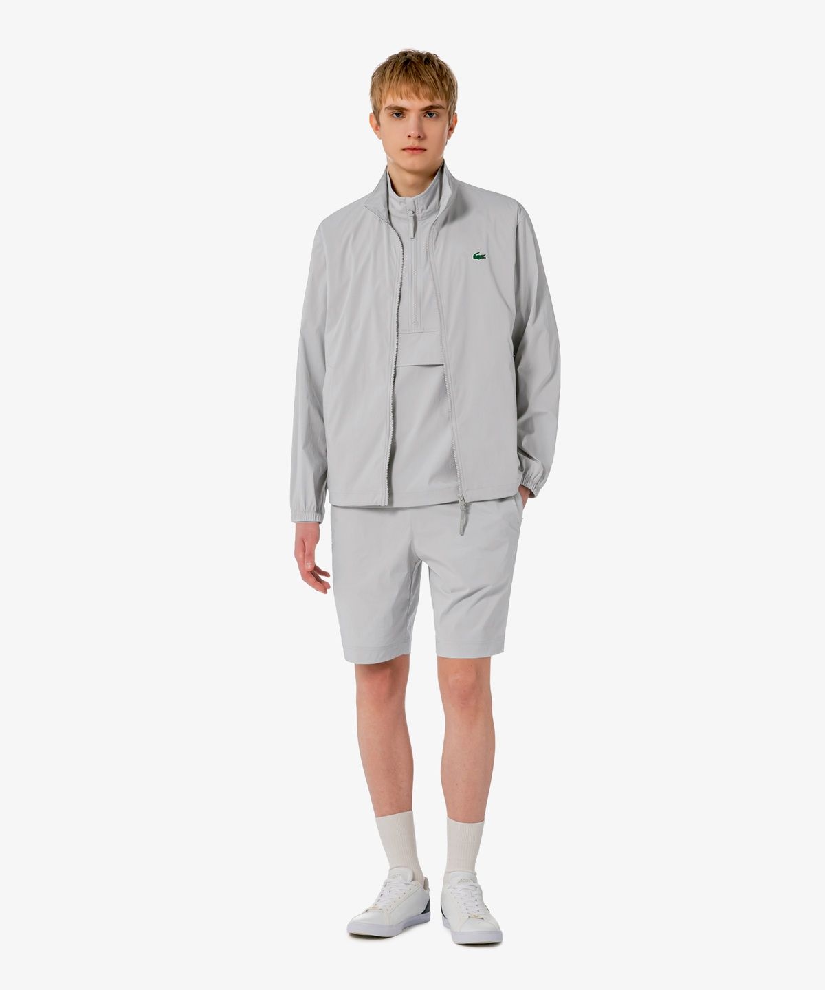 라코스테(LACOSTE) 남성 스트레치 우븐 셋업 아노락 BH710E-56G ACZ