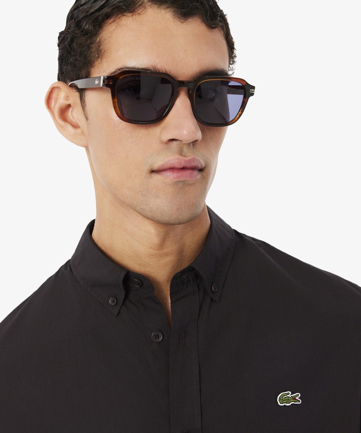 라코스테(LACOSTE) 남성 라이트 포플린 반팔 셔츠 CH2312-56G 3LA