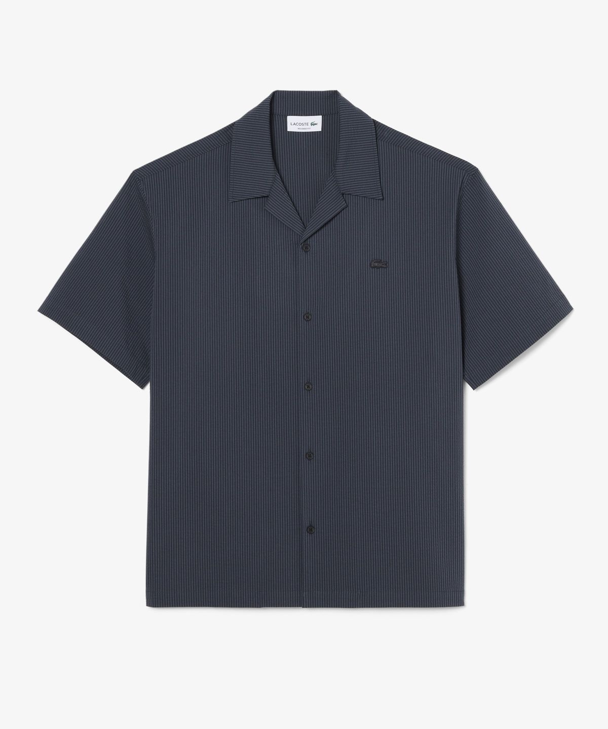 라코스테(LACOSTE) 남성 하와이안 카라 시어서커 반팔 셔츠 CH2355-56G 4CI