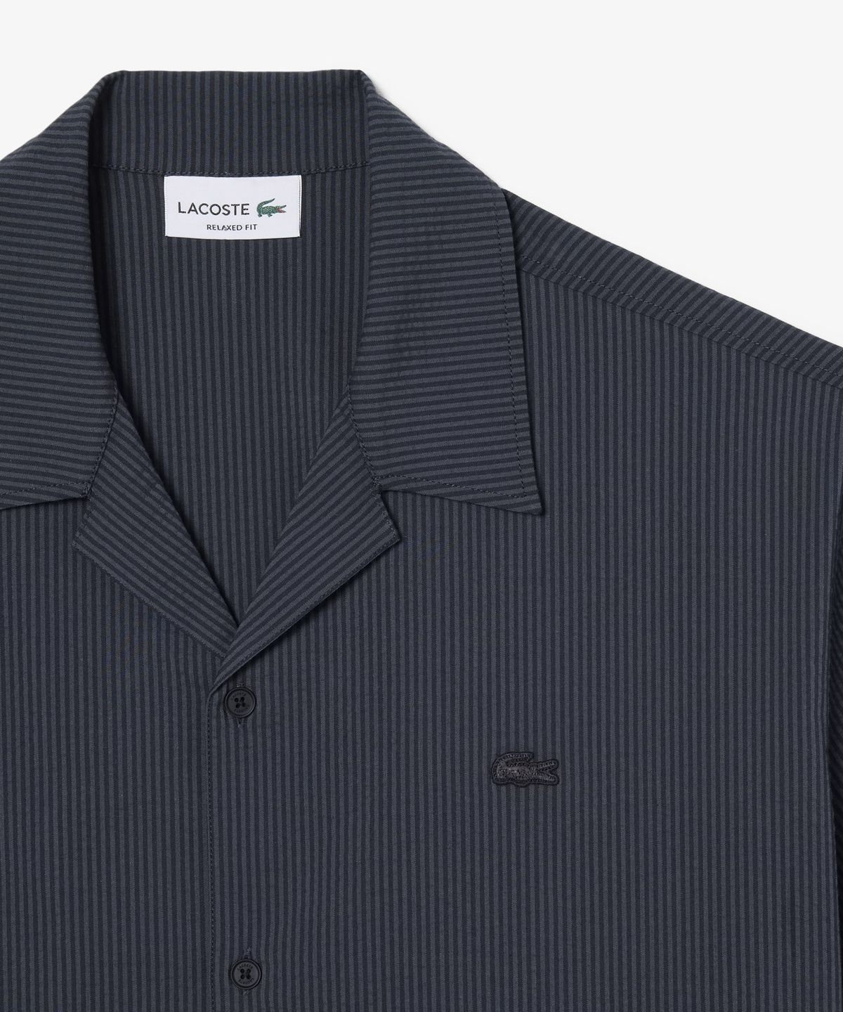 라코스테(LACOSTE) 남성 하와이안 카라 시어서커 반팔 셔츠 CH2355-56G 4CI