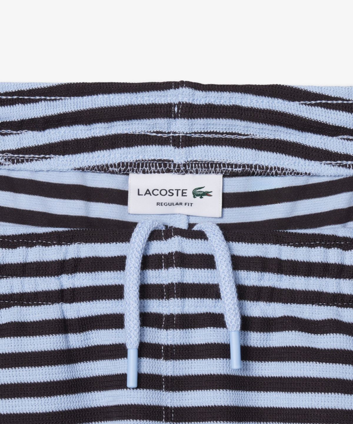 라코스테(LACOSTE) 남성 가로 스트라이프 포플린 쇼츠 GH2198-56G 4I3