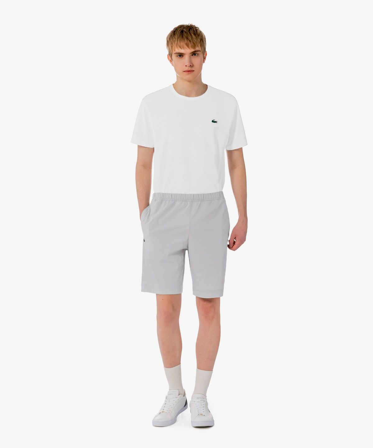 라코스테(LACOSTE) 남성 스트레치 우븐 셋업 쇼츠 GH334E-56G ACZ
