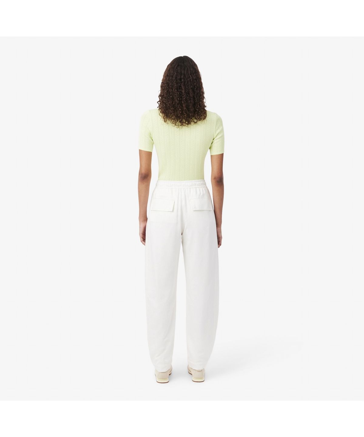 라코스테(LACOSTE) 여성 린넨 블렌디드 캐주얼 트랙팬츠 HF6777-56G 70V
