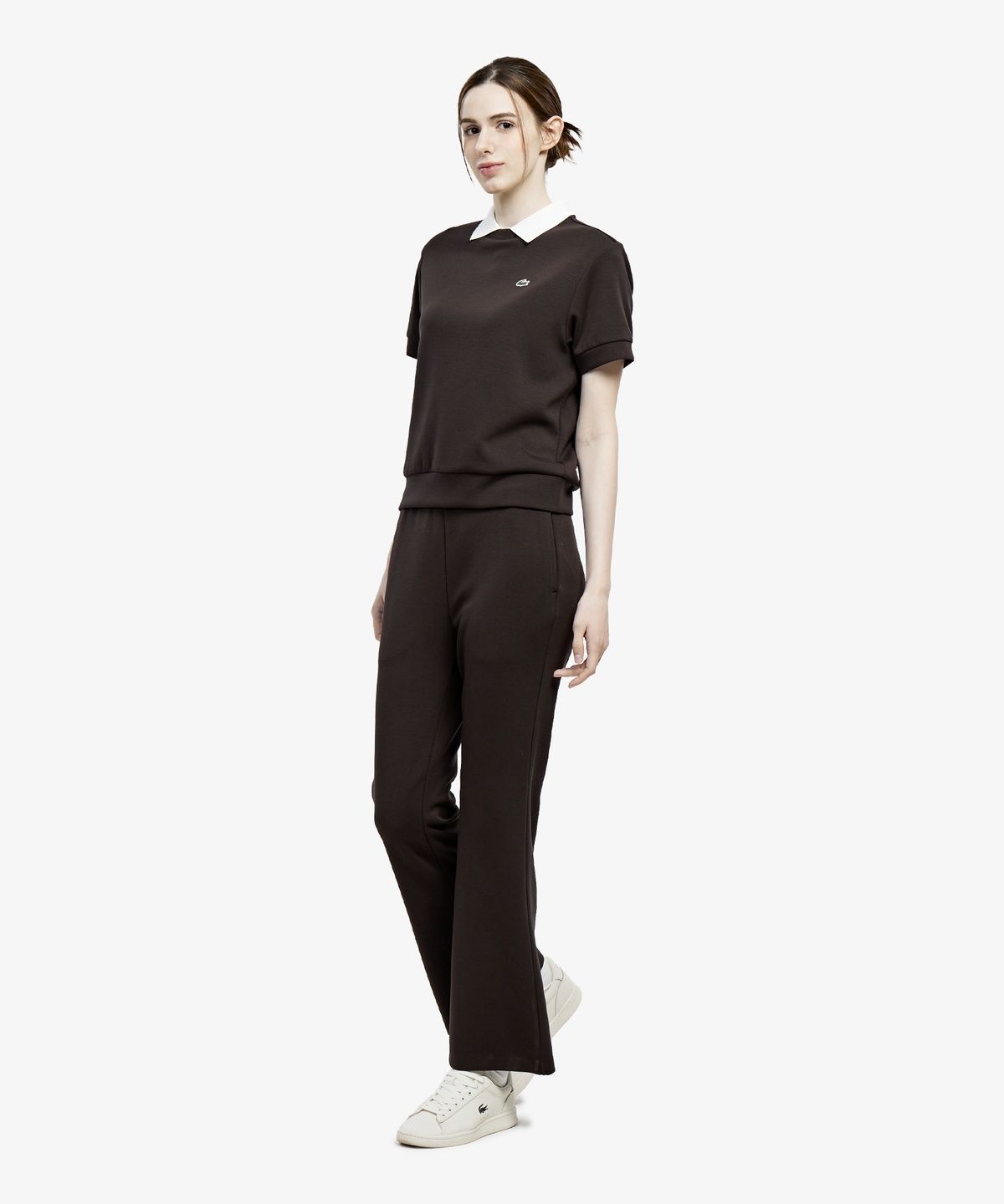 라코스테(LACOSTE) 여성 라이트 저지 셋업 팬츠 XF799E-56G 3LA
