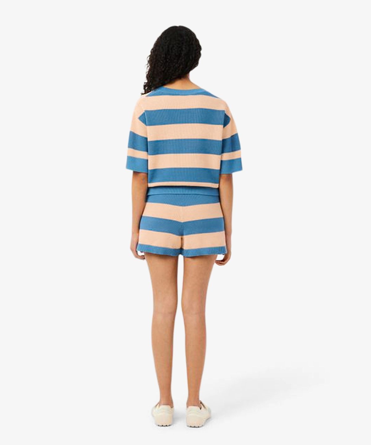라코스테(LACOSTE) 여성 볼드 스트라이프 쇼츠 GF9891-56G 4IP