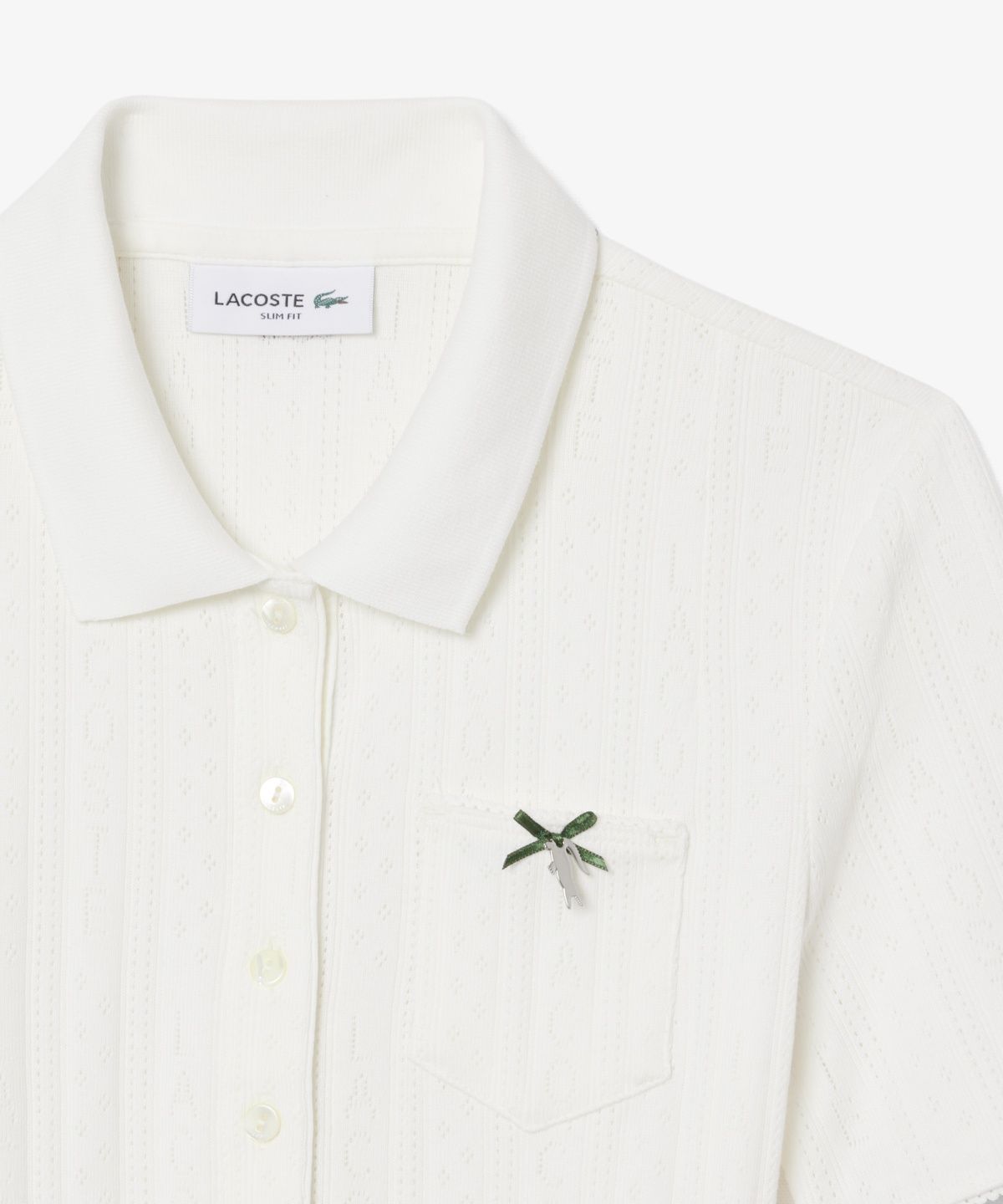 라코스테(LACOSTE) 여성 포인텔 폴로 반팔 드레스 EF6582-56G 70V