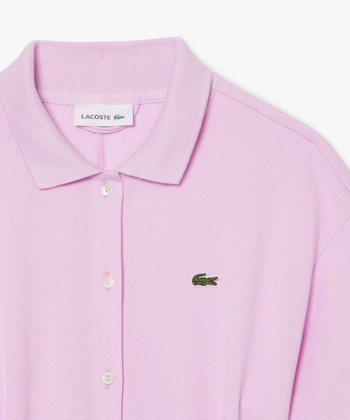 라코스테(LACOSTE) 여성 핏앤플레어 벨티드 폴로 드레스 EF9621-56G Z4H