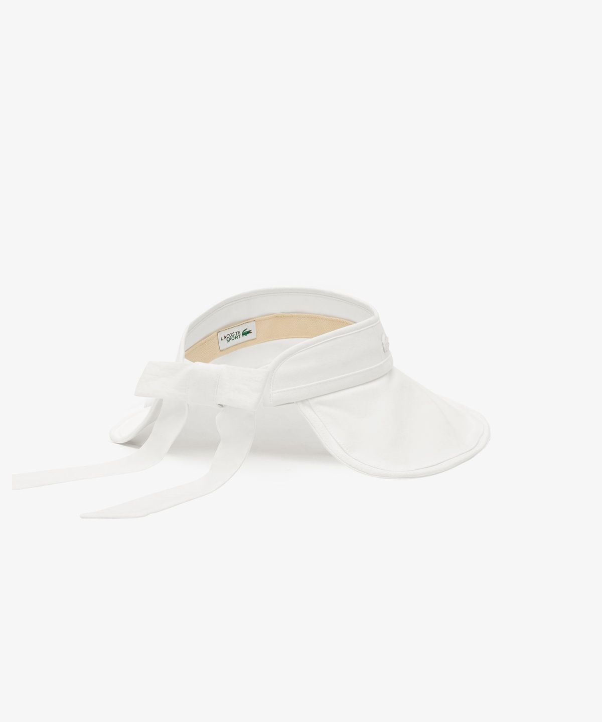 라코스테(LACOSTE) 여성 와이드 골프 리본 선바이저 RK350E-56G 001