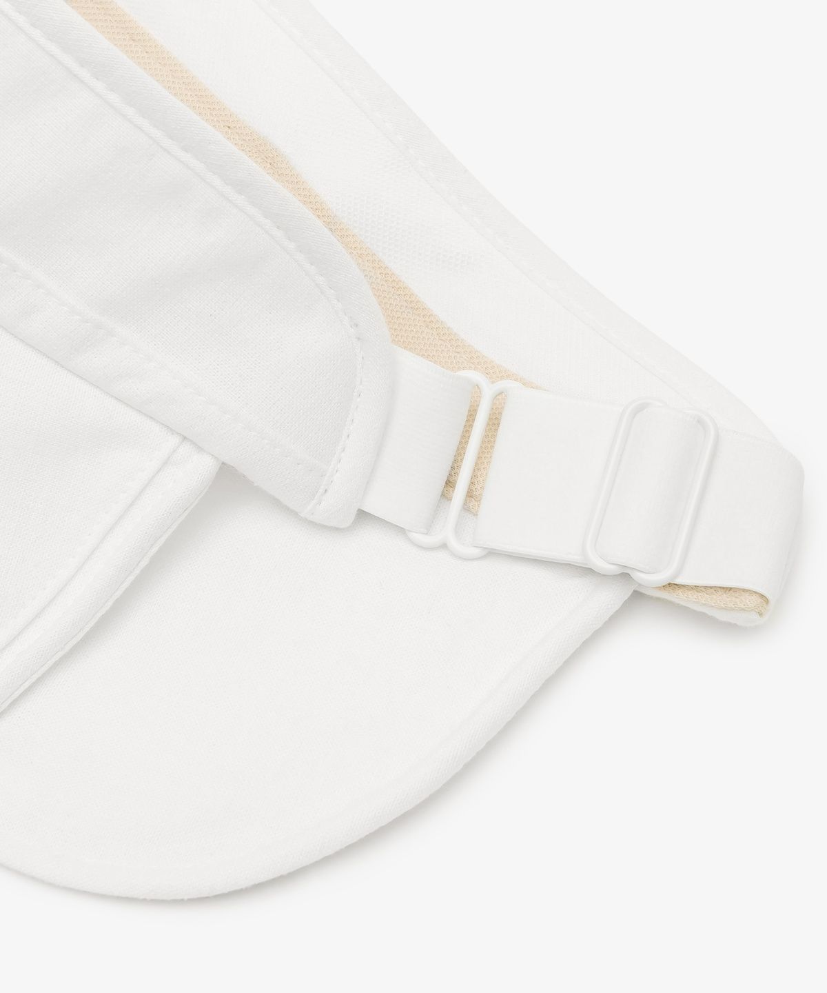 라코스테(LACOSTE) 여성 와이드 골프 리본 선바이저 RK350E-56G 001