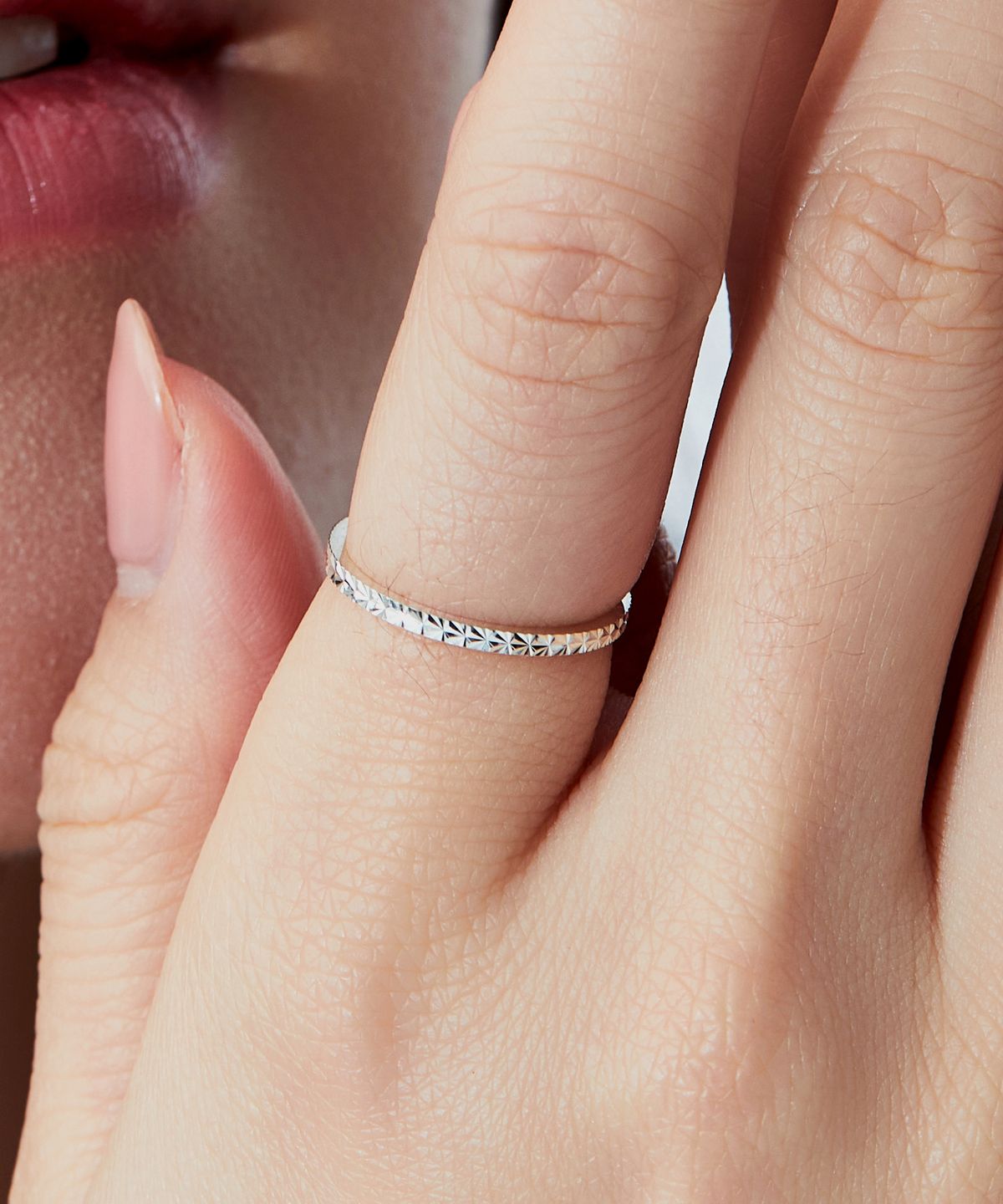 엘렌쥬얼리(HELENE JEWELRY) 925 실버 이클립스 컷팅 미스 링 은 반지