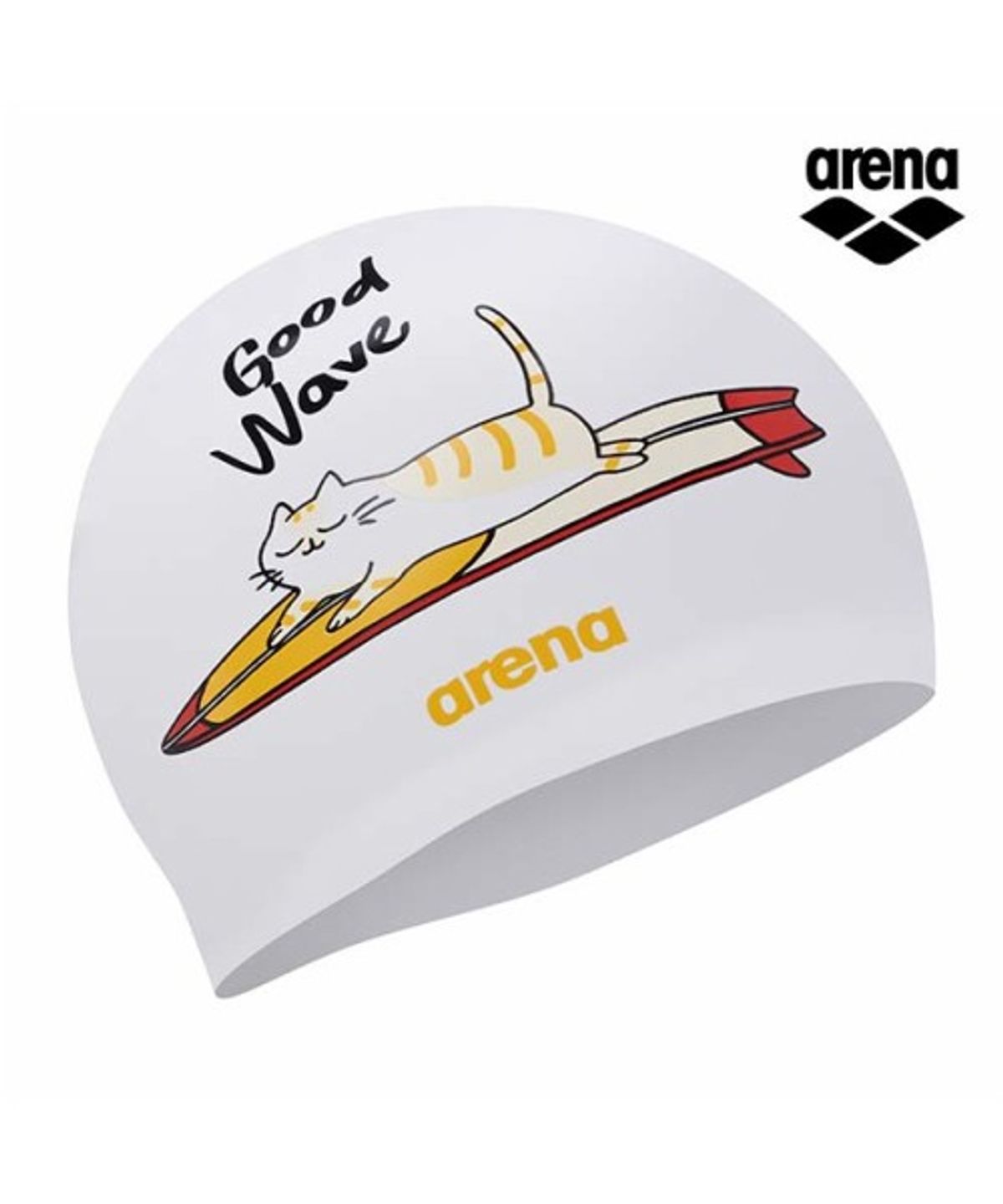 아레나(ARENA) 서핑냥 실리콘수모 A6AC1AC04WHT