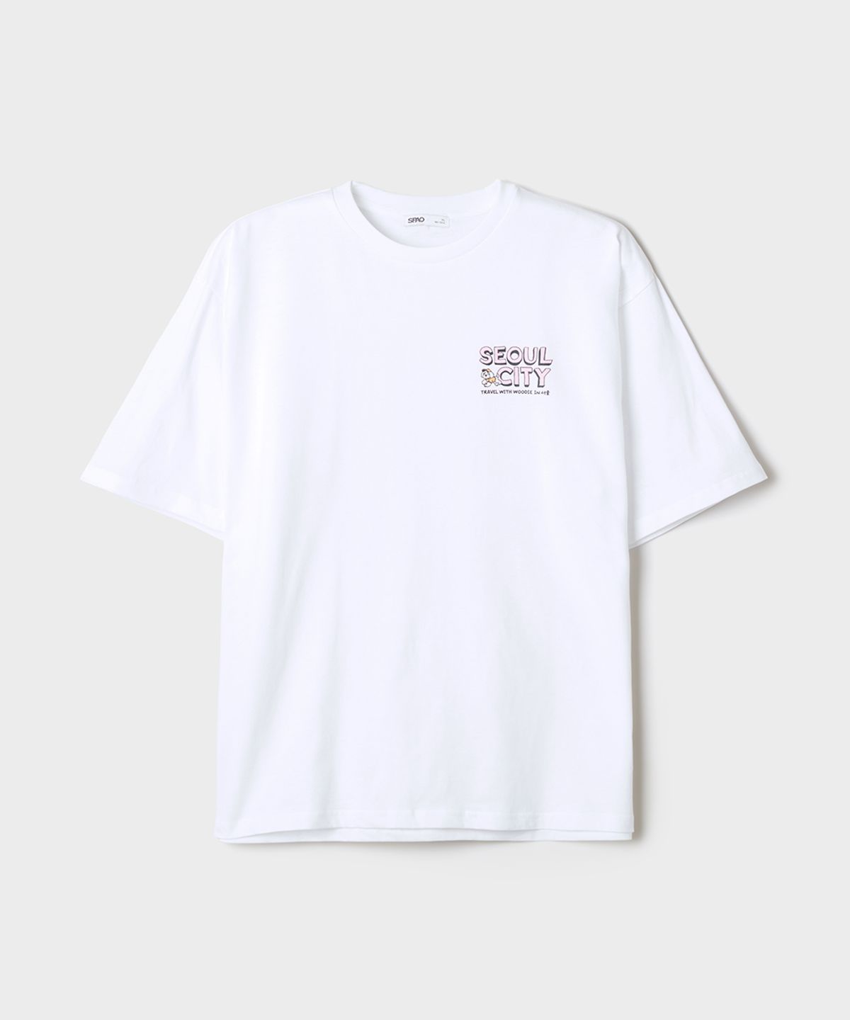 스파오(SPAO) (우디) 서울투어 반팔티(SPRPFA9C72 RE)_SPRPGA9C73