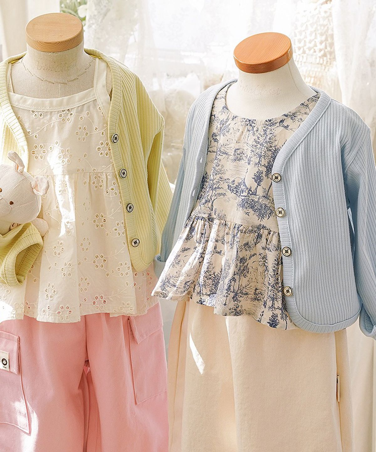아림클로젯(ARIMCLOSET) 귀욤뽀짝한 쪼꼬미의 귀여운 가디건 - 아기 골지 가디건