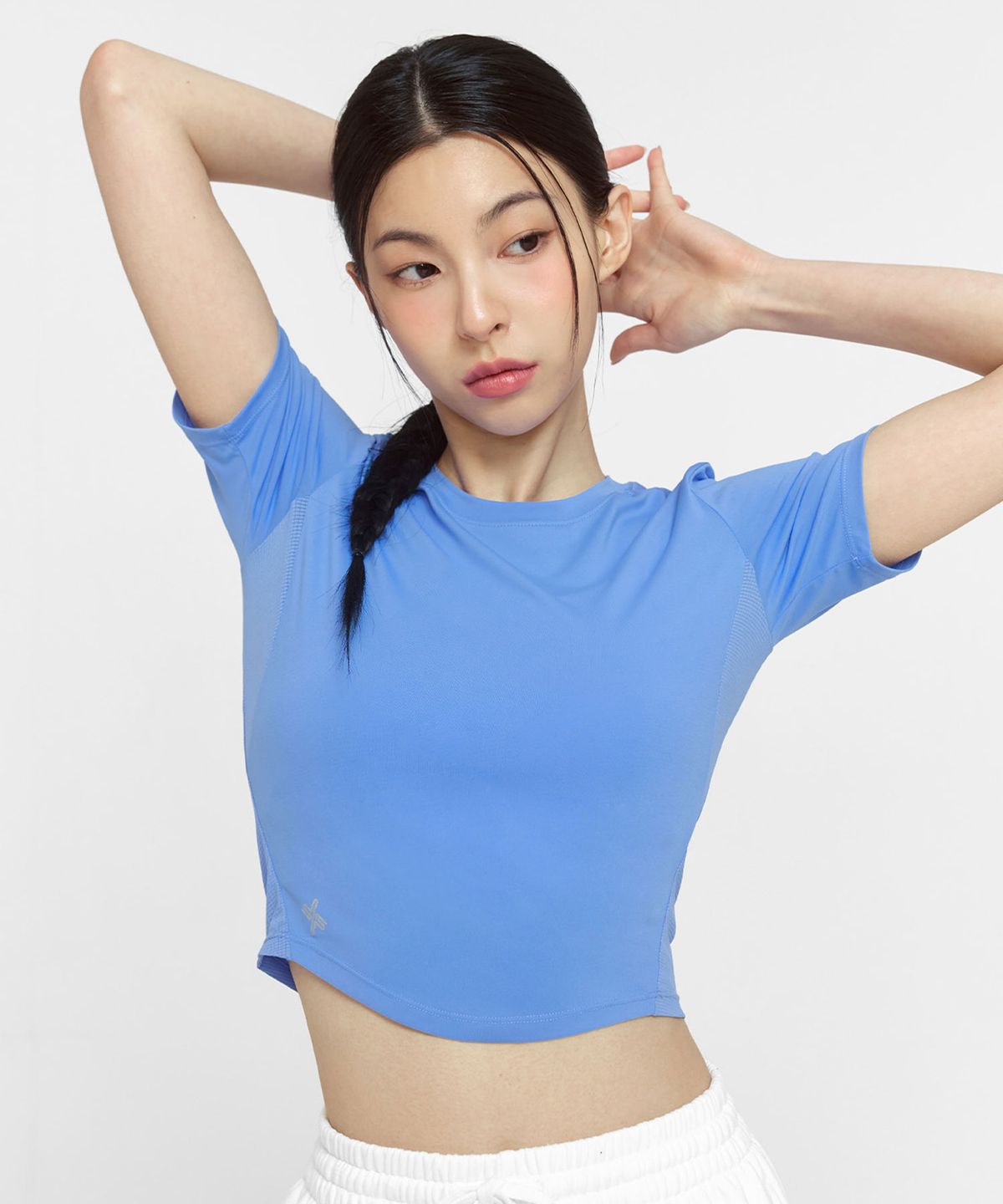젝시믹스(XEXYMIX) 아이스센트 크롭 숏슬리브 XFK1TS1001