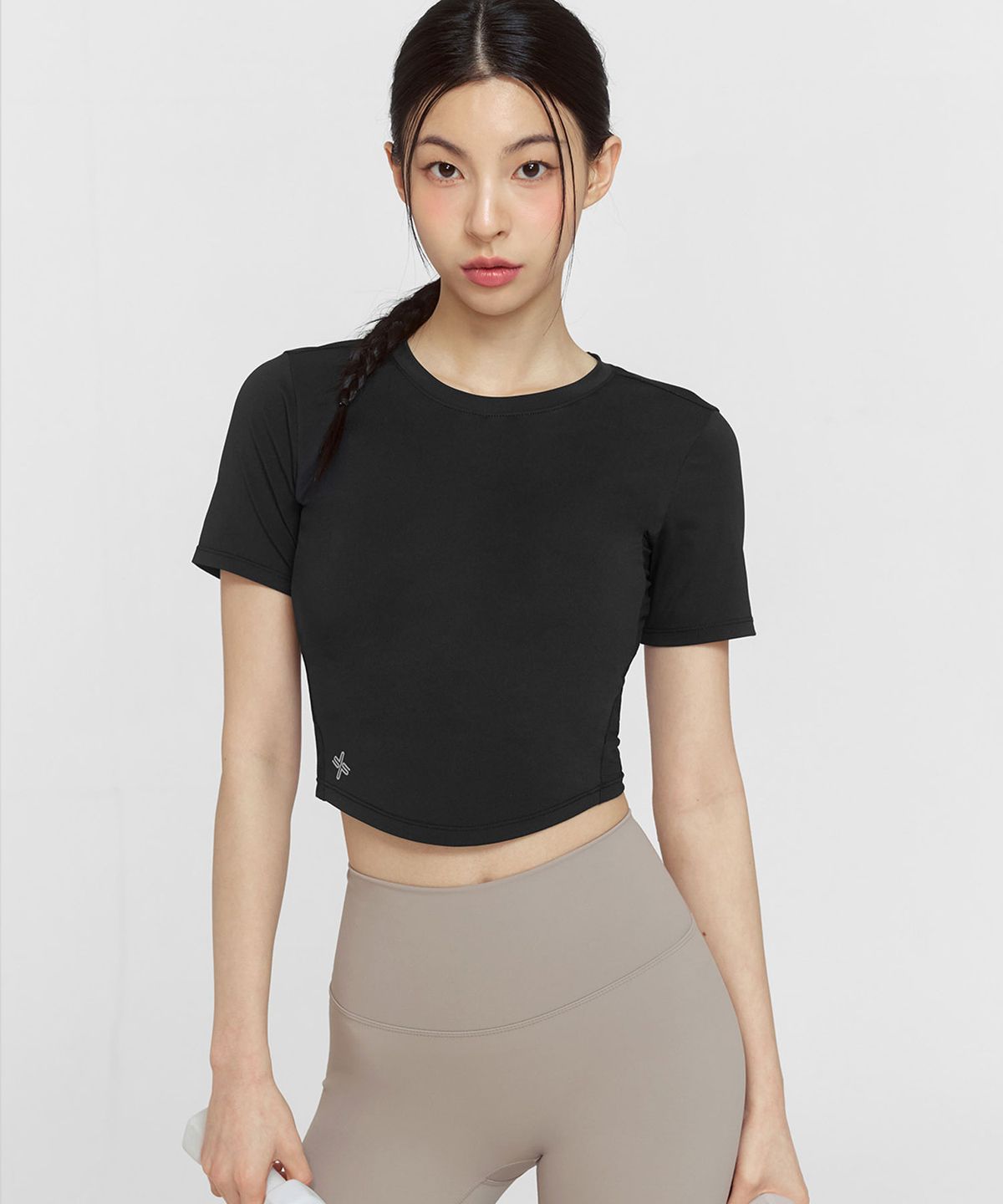 젝시믹스(XEXYMIX) 아이스센트 크롭 숏슬리브 XFK1TS1001