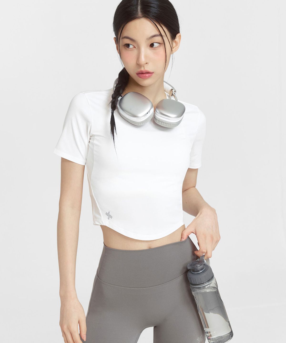 젝시믹스(XEXYMIX) 아이스센트 크롭 숏슬리브 XFK1TS1001