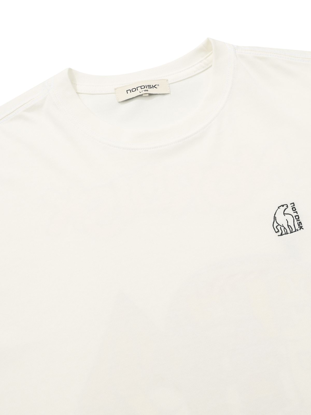 노르디스크(NORDISK) 카라반 카툰 반팔 티셔츠 - U_Off White