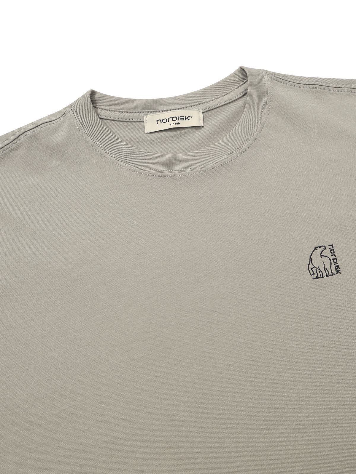 노르디스크(NORDISK) 카라반 카툰 반팔 티셔츠 - U_SHIMMER GREY
