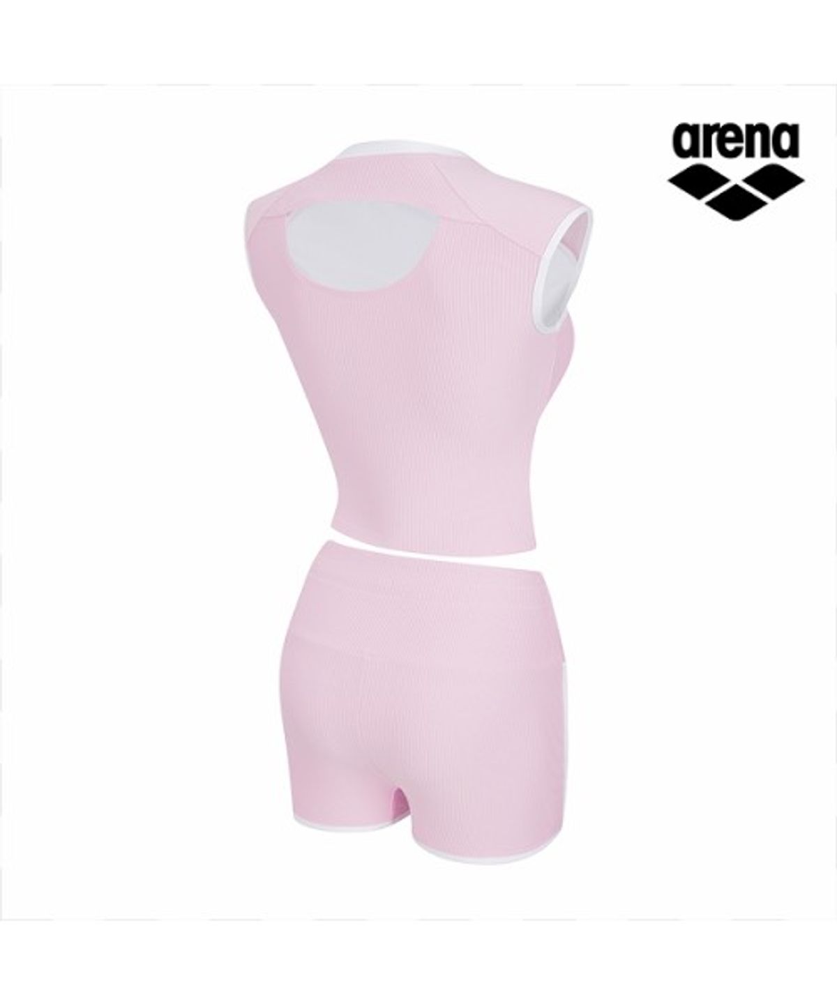 아레나(ARENA) 스위즐 슬림핏 래쉬가드 세트 A6BL1PS06PNK