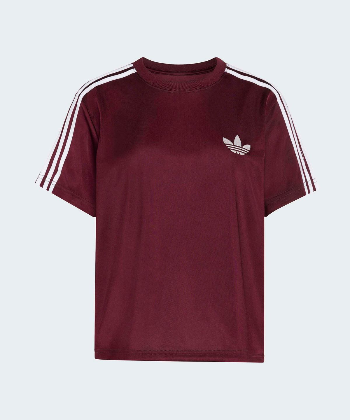아디다스(ADIDAS) 파이어버드 티셔츠 - 마룬:화이트 / KD1349