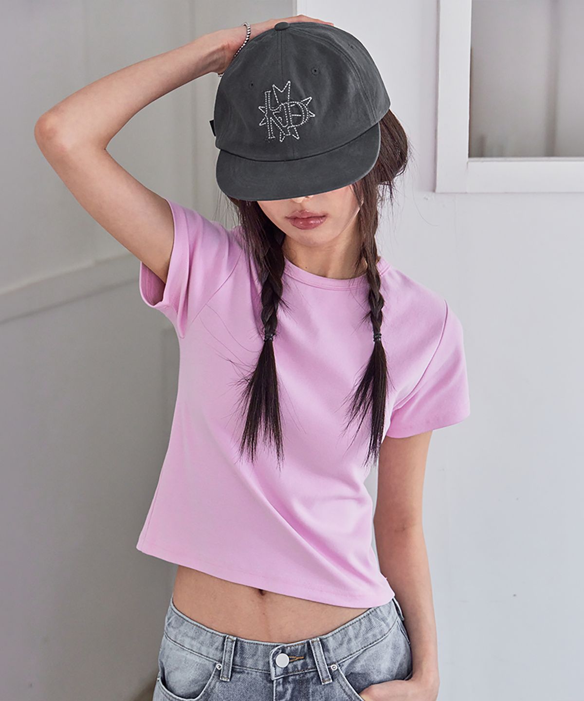 런던다다(LONDONDADA) LDN Cut Off Cap, GREY