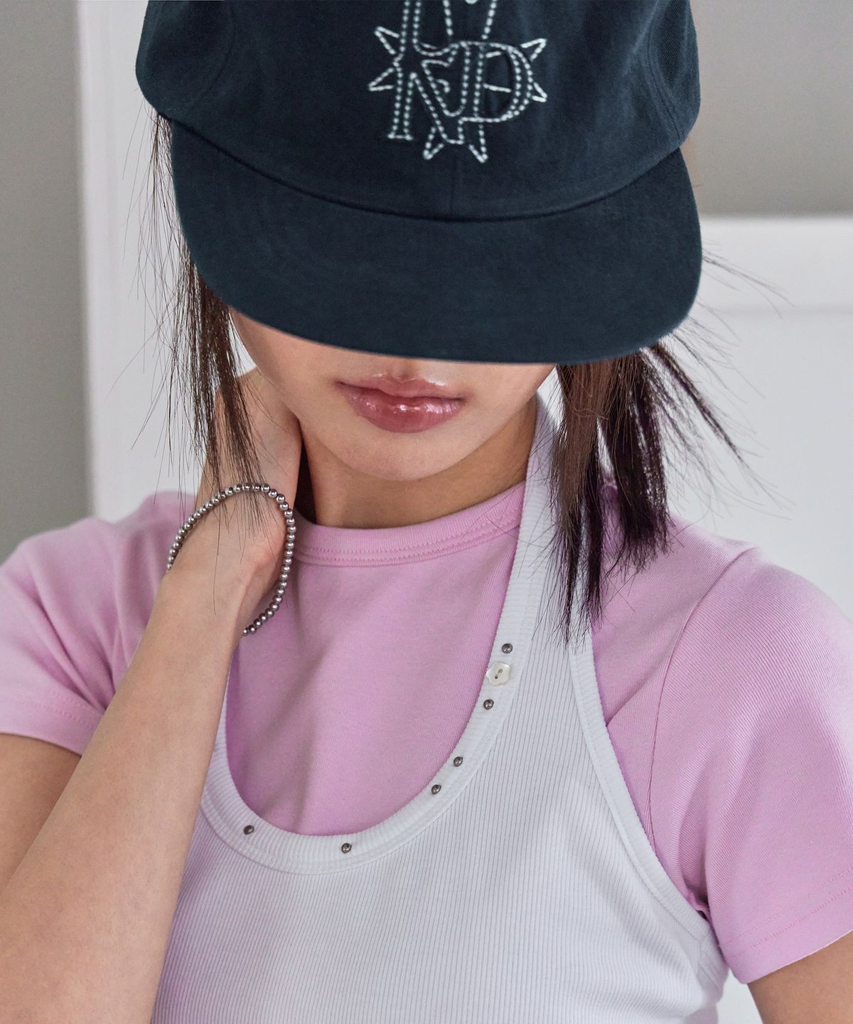 런던다다(LONDONDADA) LDN Cut Off Cap, NAVY