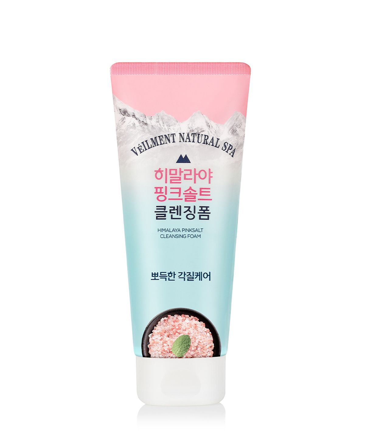 벨먼(VEILMENT) 내추럴 스파 히말라야 핑크솔트 클렌징 폼 200mL