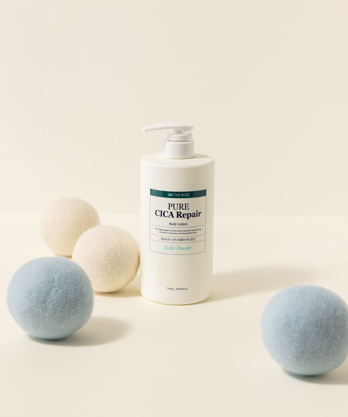 온더바디(ONTHEBODY) 퓨어시카 바디로션 베이비파우더 730ml