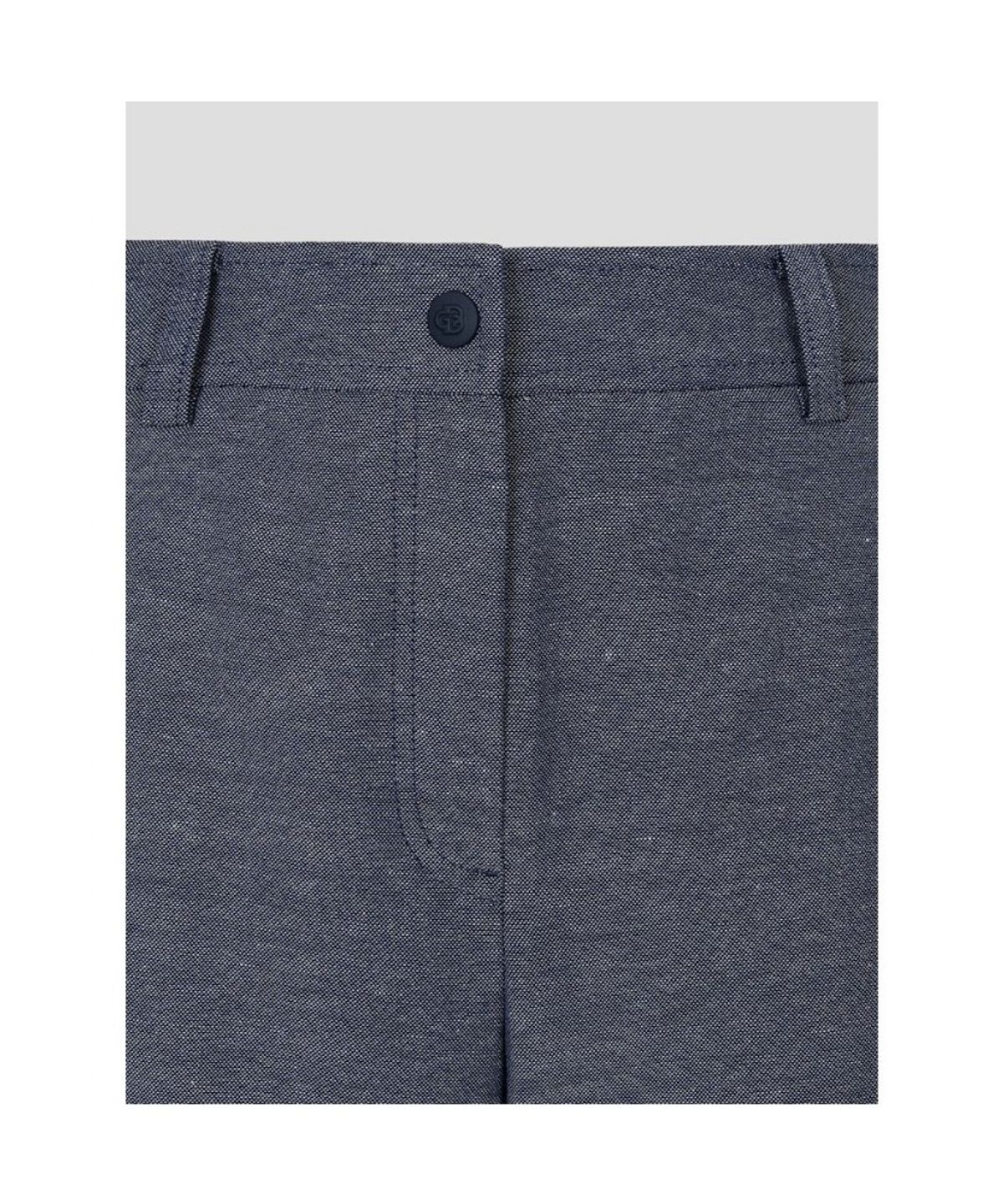 빈폴골프(BEANPOLE GOLF) 여성 투톤 와이드 팬츠 - 네이비