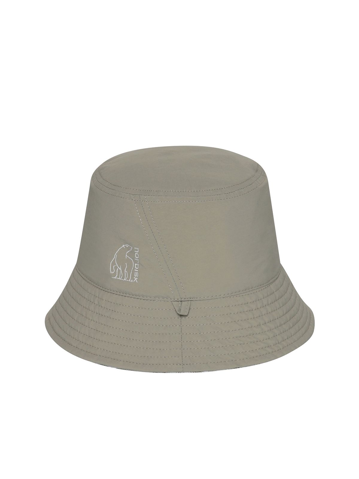 노르디스크(NORDISK) [휘게하이크] 체크 리버서블 버킷햇_Beige BROWN