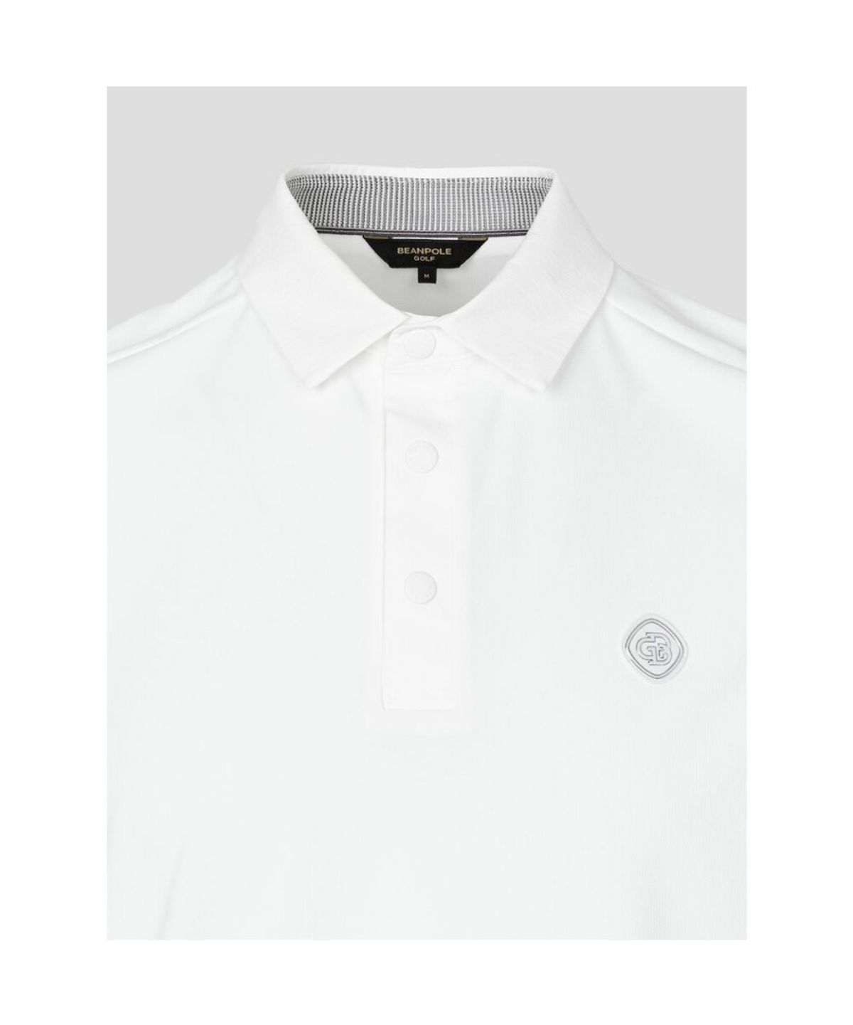 빈폴골프(BEANPOLE GOLF) [B_under] 남성 등판 타공 칼라티 - 화이트
