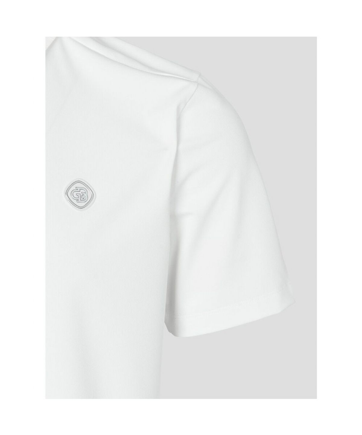 빈폴골프(BEANPOLE GOLF) [B_under] 남성 등판 타공 칼라티 - 화이트