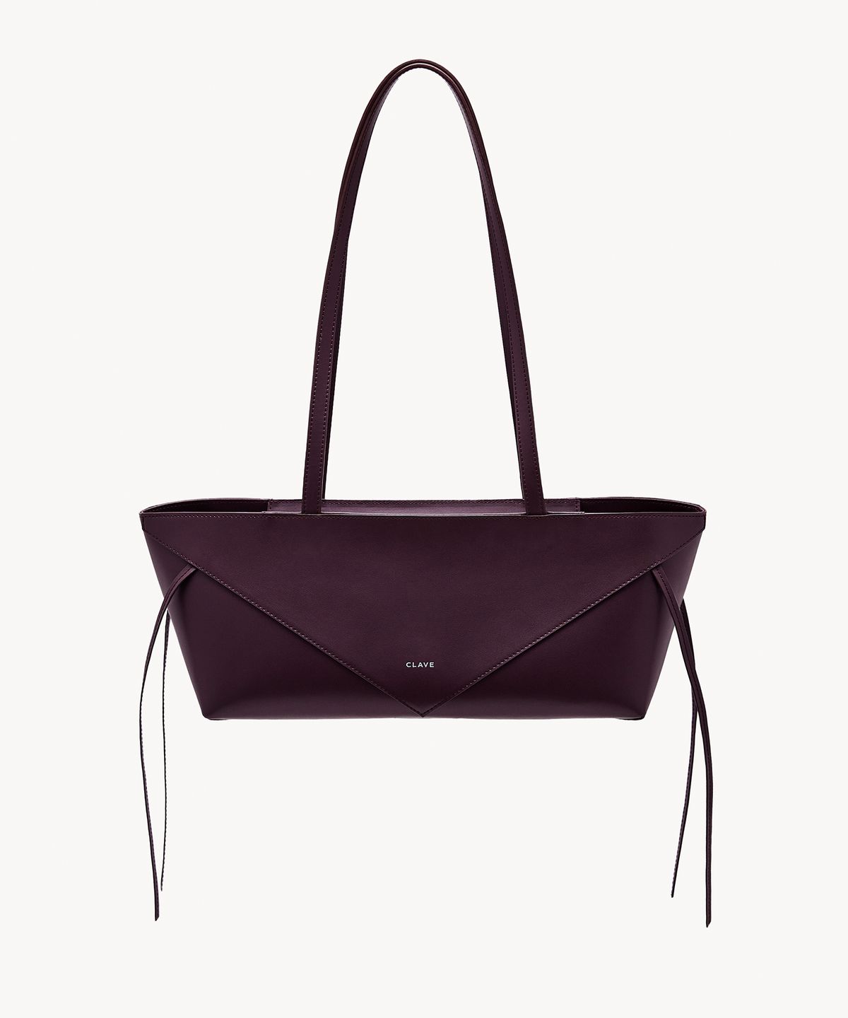 끌라베(CLAVE) 시에나 버건디 토트백 (SIENNA Brurgundy Tote Bag)