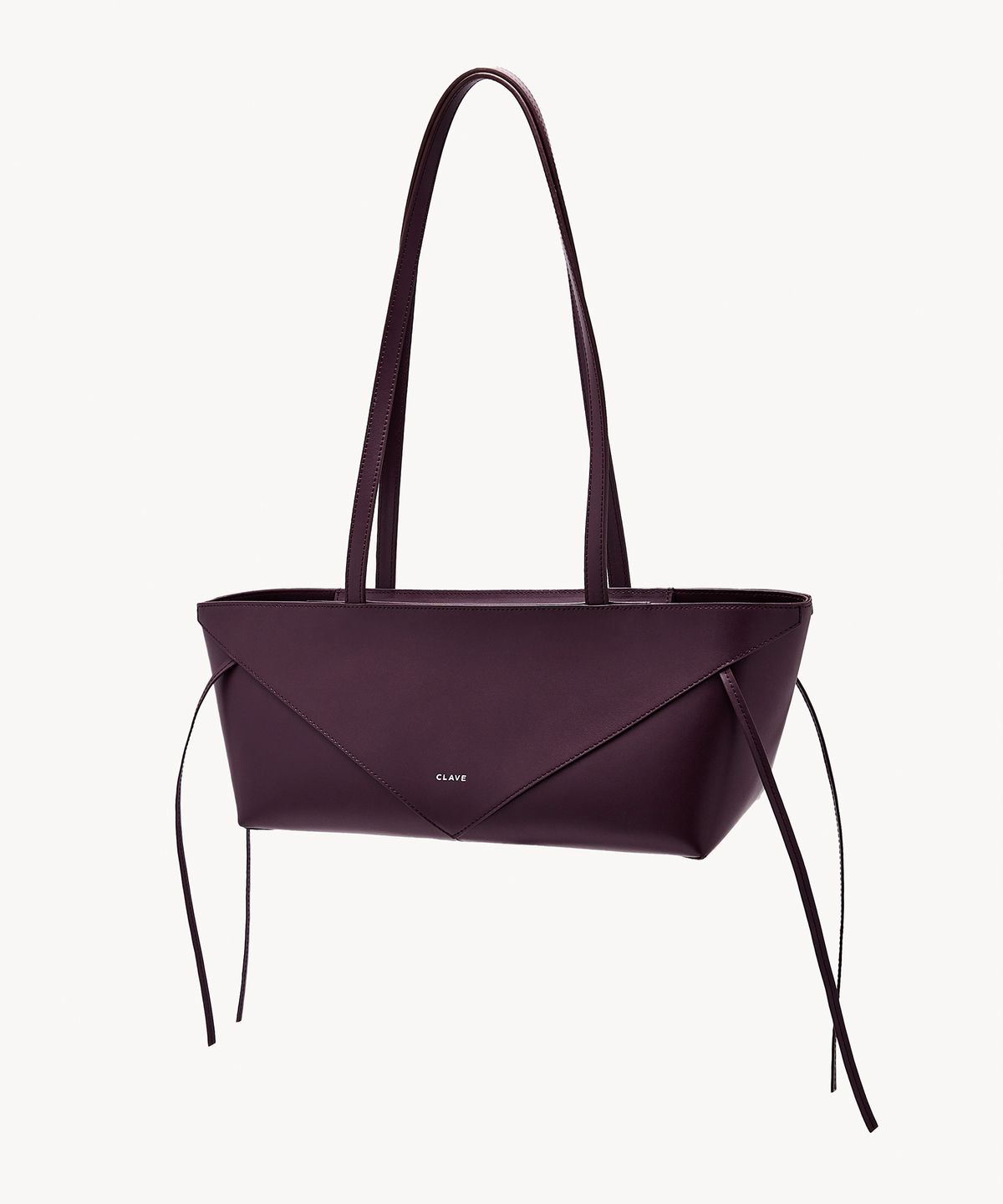 끌라베(CLAVE) 시에나 버건디 토트백 (SIENNA Brurgundy Tote Bag)