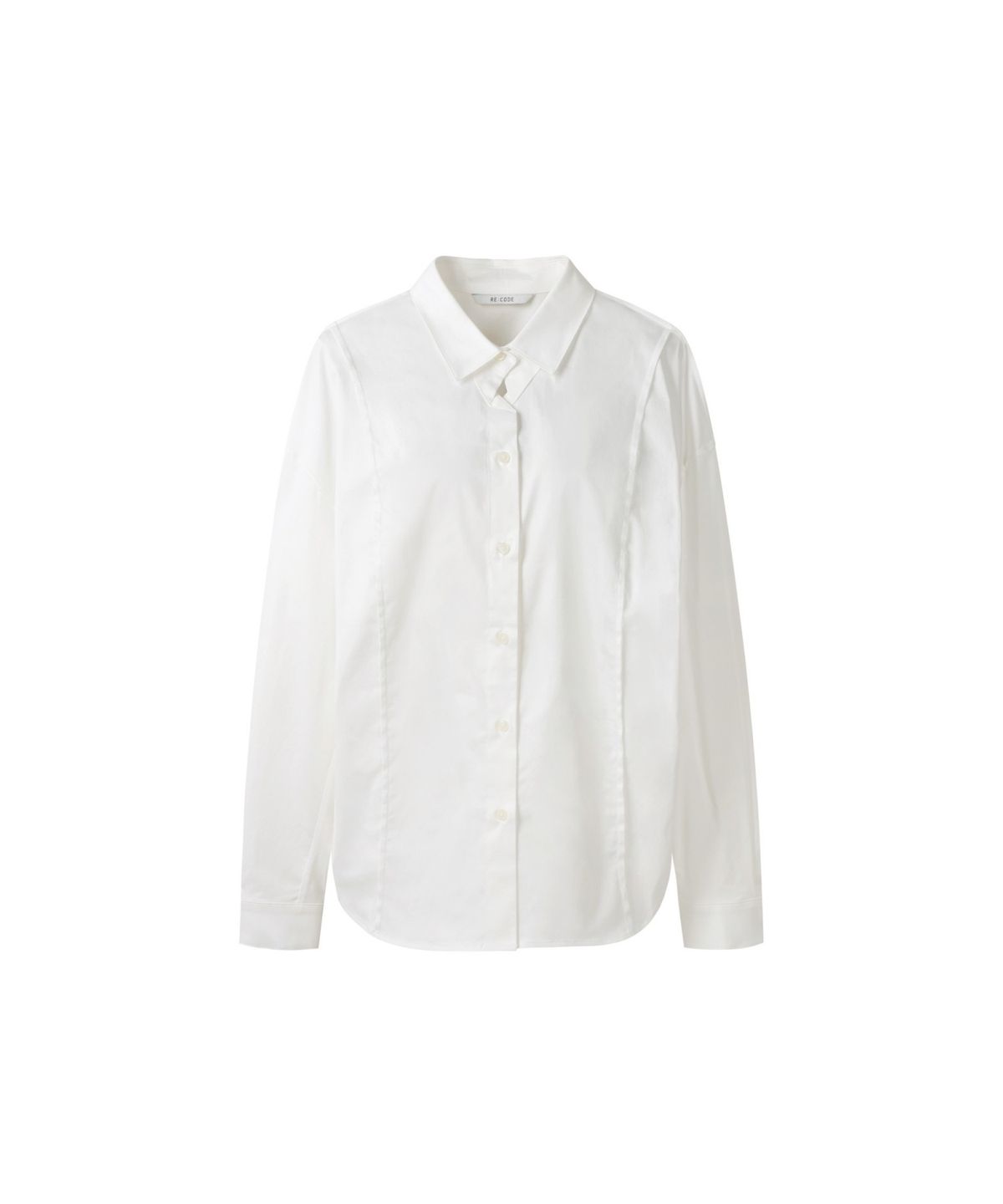 래코드(RECODE) Over Sized Seam Line Shirt RQSAA24575WHX