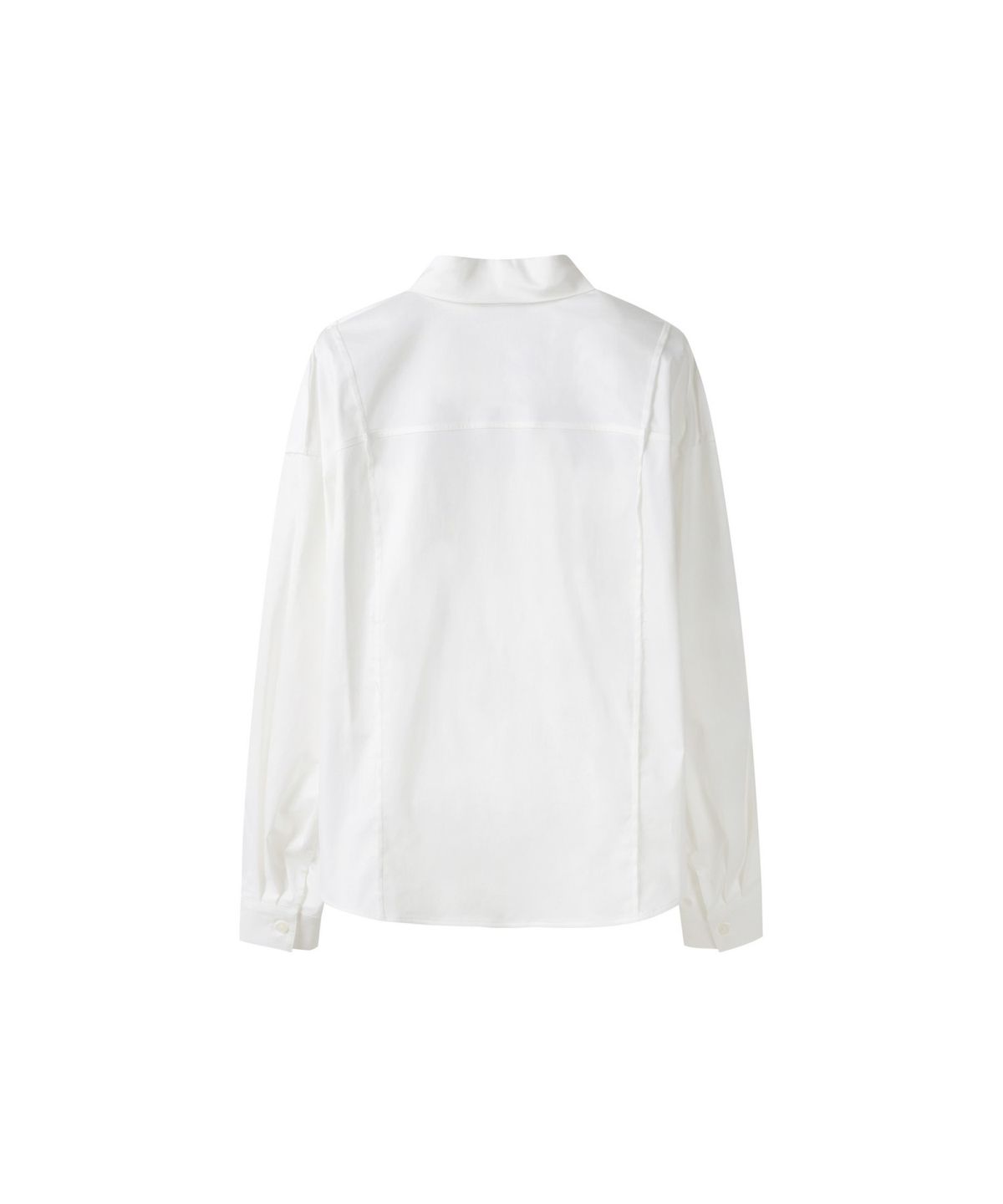 래코드(RECODE) Over Sized Seam Line Shirt RQSAA24575WHX
