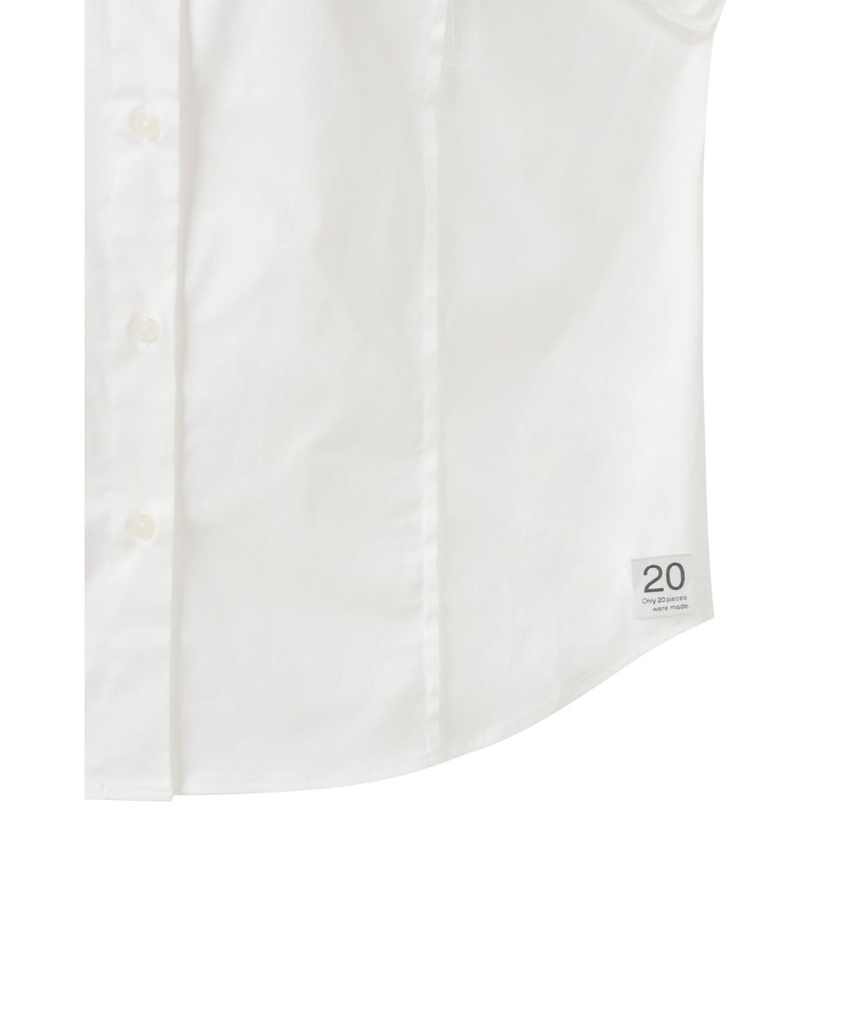 래코드(RECODE) Over Sized Seam Line Shirt RQSAA24575WHX